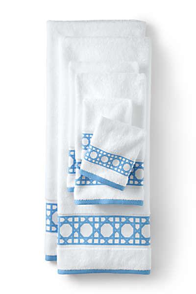 Supima Cane Weave Jacquard Border Towel