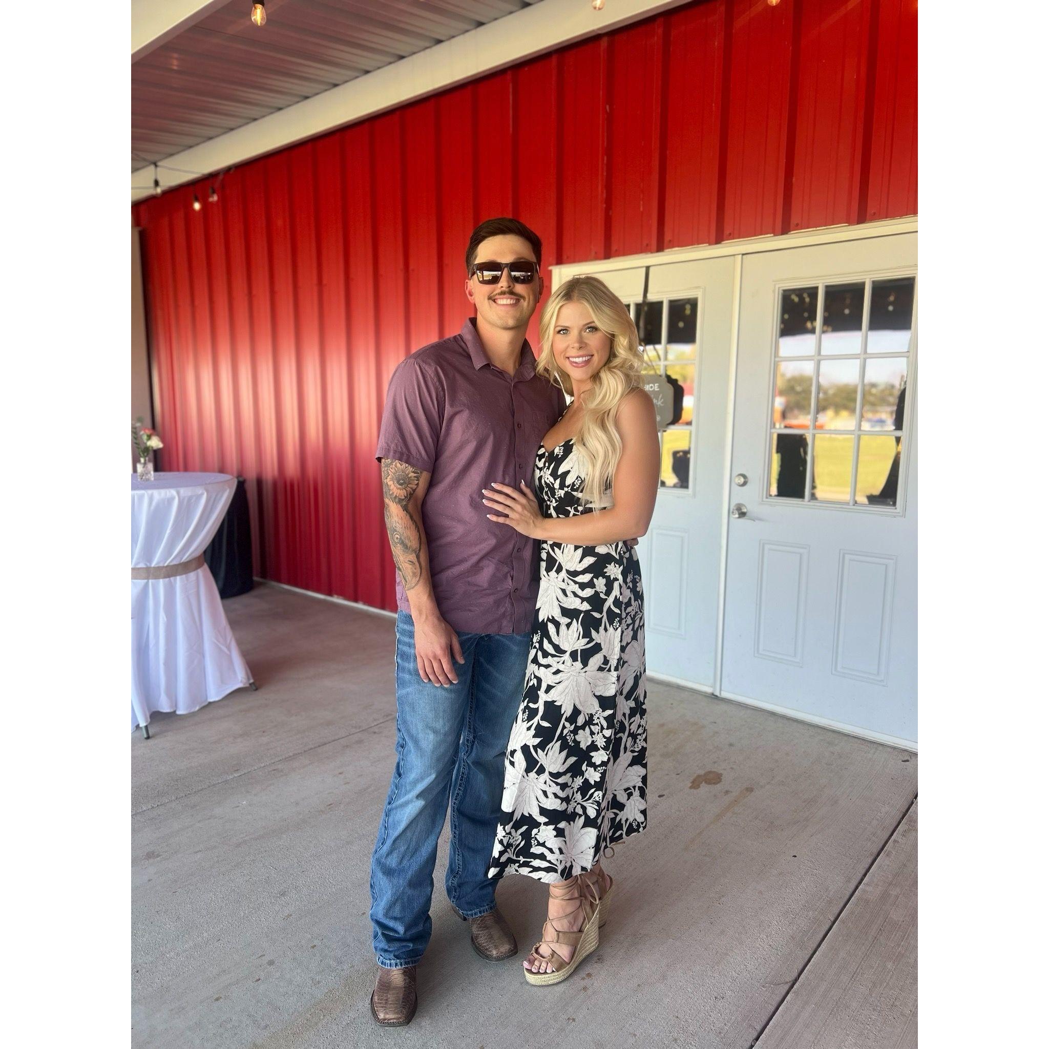 Our first wedding together and we danced the night away!