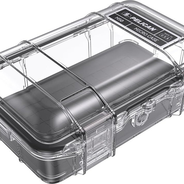 Pelican M50 Micro Case (Black/Clear)