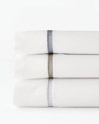 Wrinkle-Resistant Embroidered Sateen Bedding