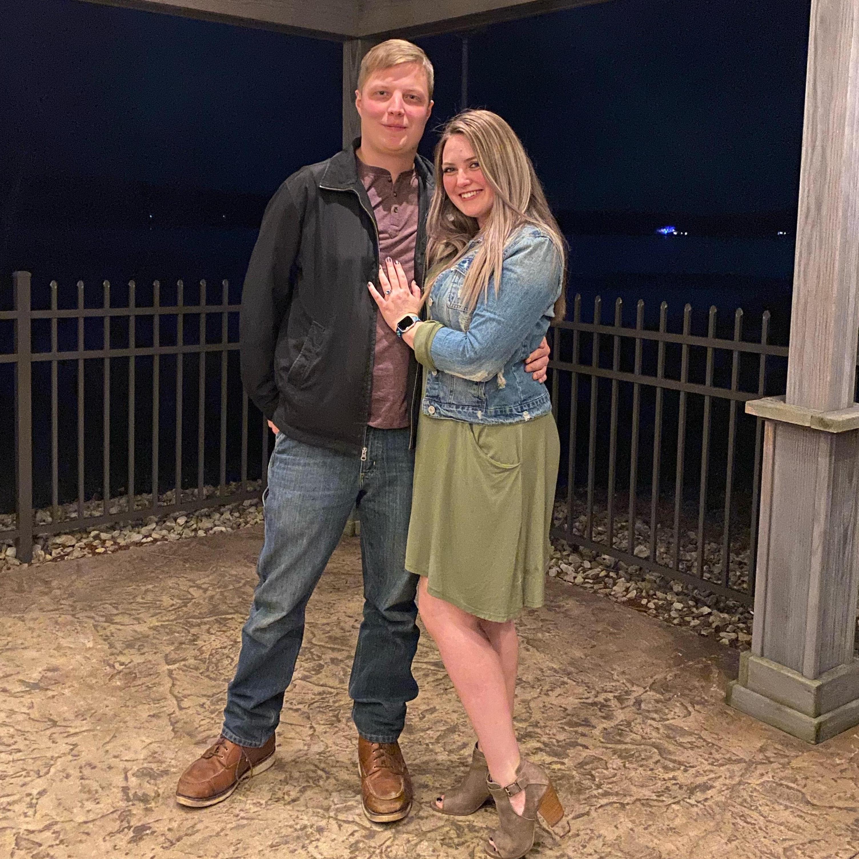 Back to Pine Lake Winery! Their favorite spot! Jake proposed to Audrey on her birthday!