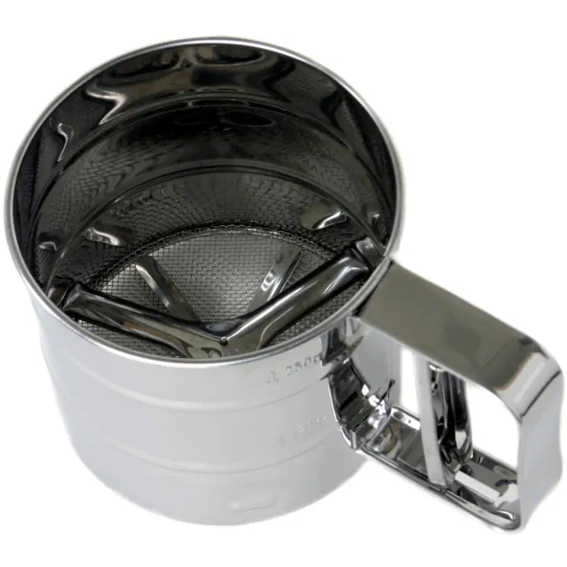 Chef Craft Classic 3-Cup Stainless Steel Flour Sifter