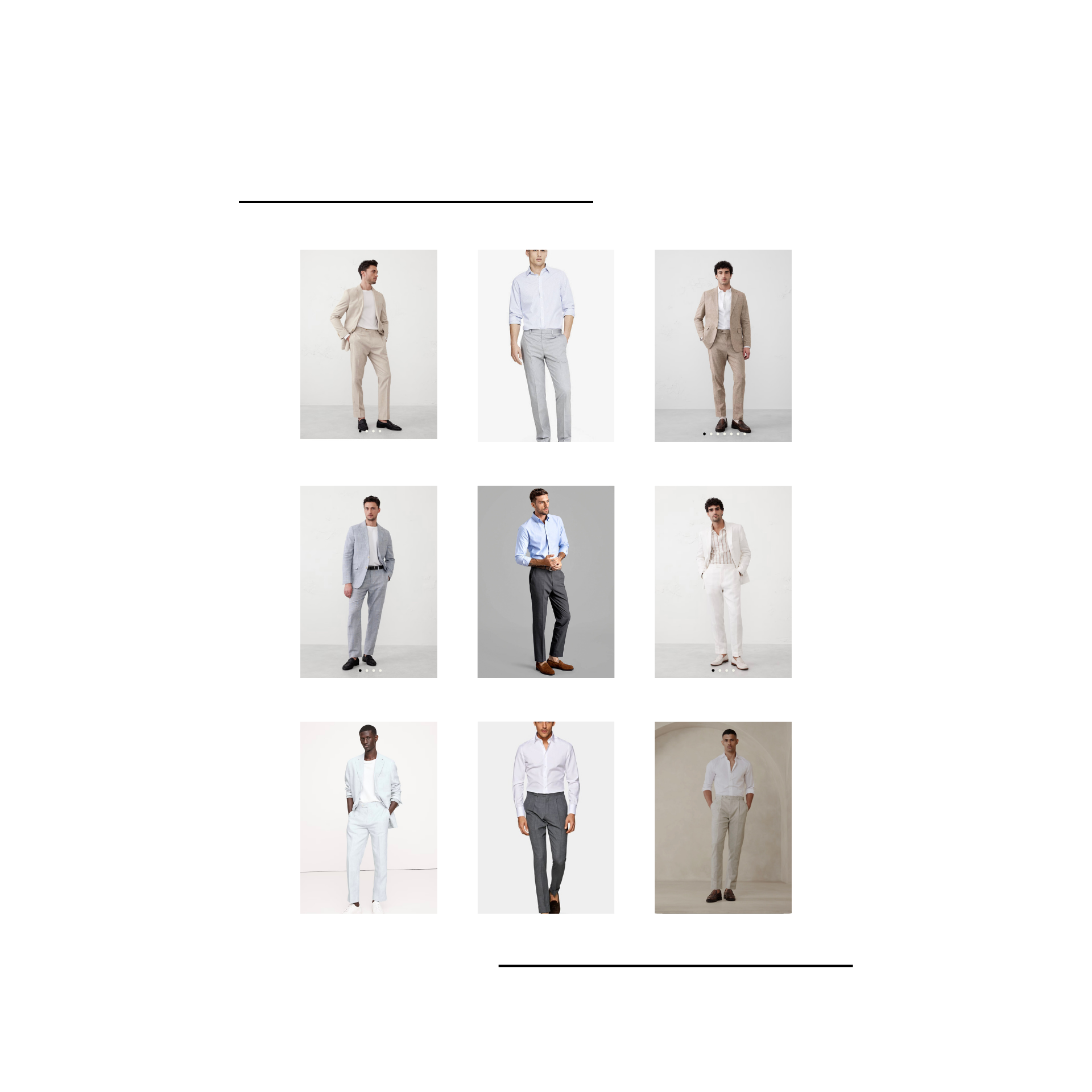 Gentlemen are requested to wear a dress shirt and slacks; suits are welcome and appreciated.