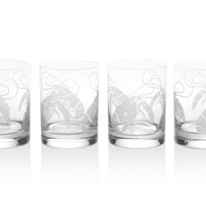 Crawfish Old Fashioned Glasses - Set of 4