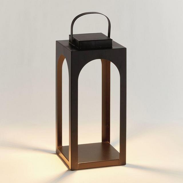 Sydney Solar Lantern, Small – Black