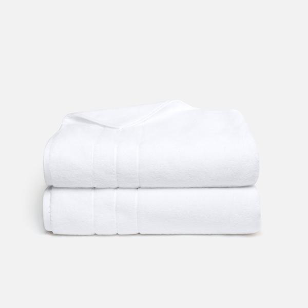Super-Plush Bath Sheets, Set of 2 in Cream