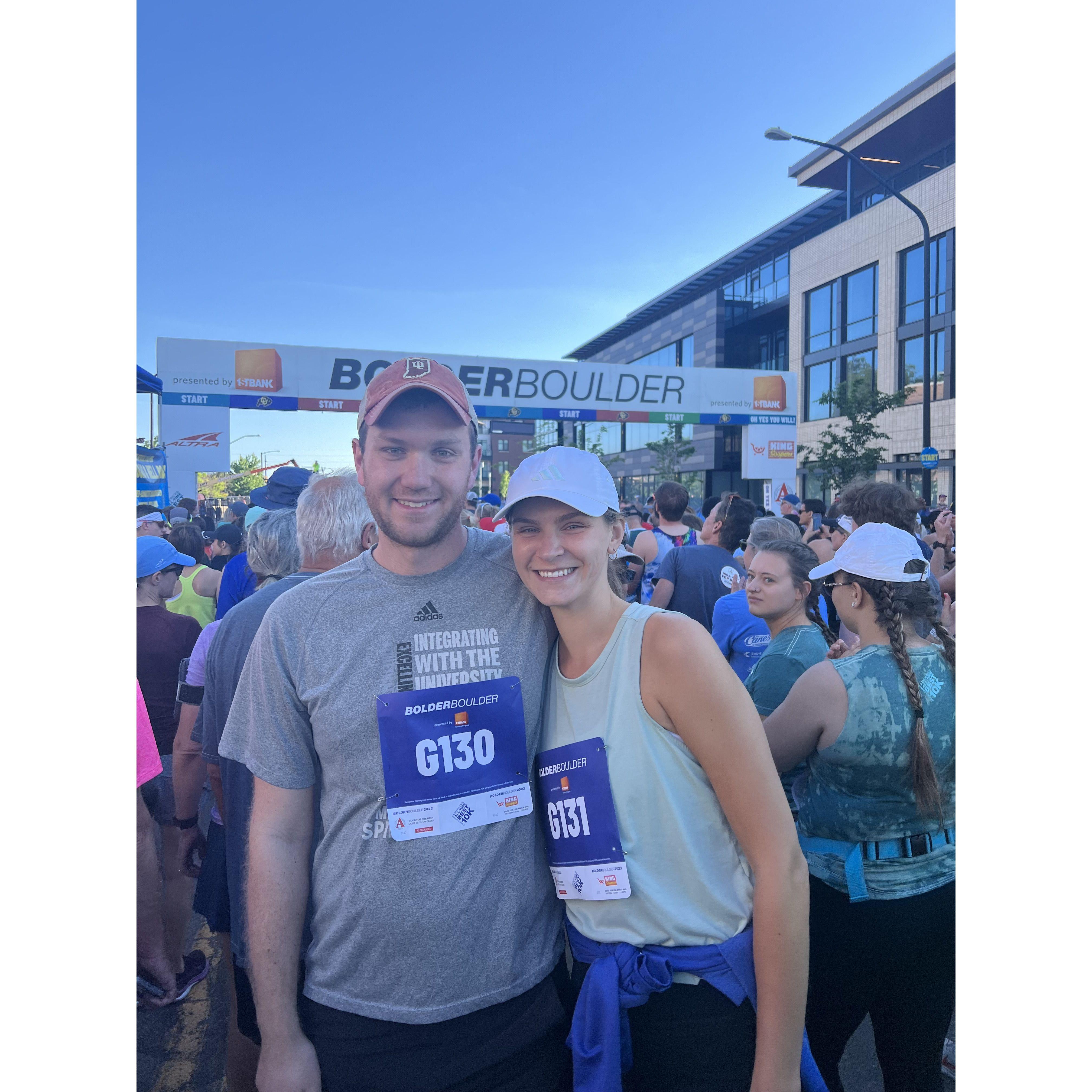 Running the Bolder Boulder on Memorial Day 2023