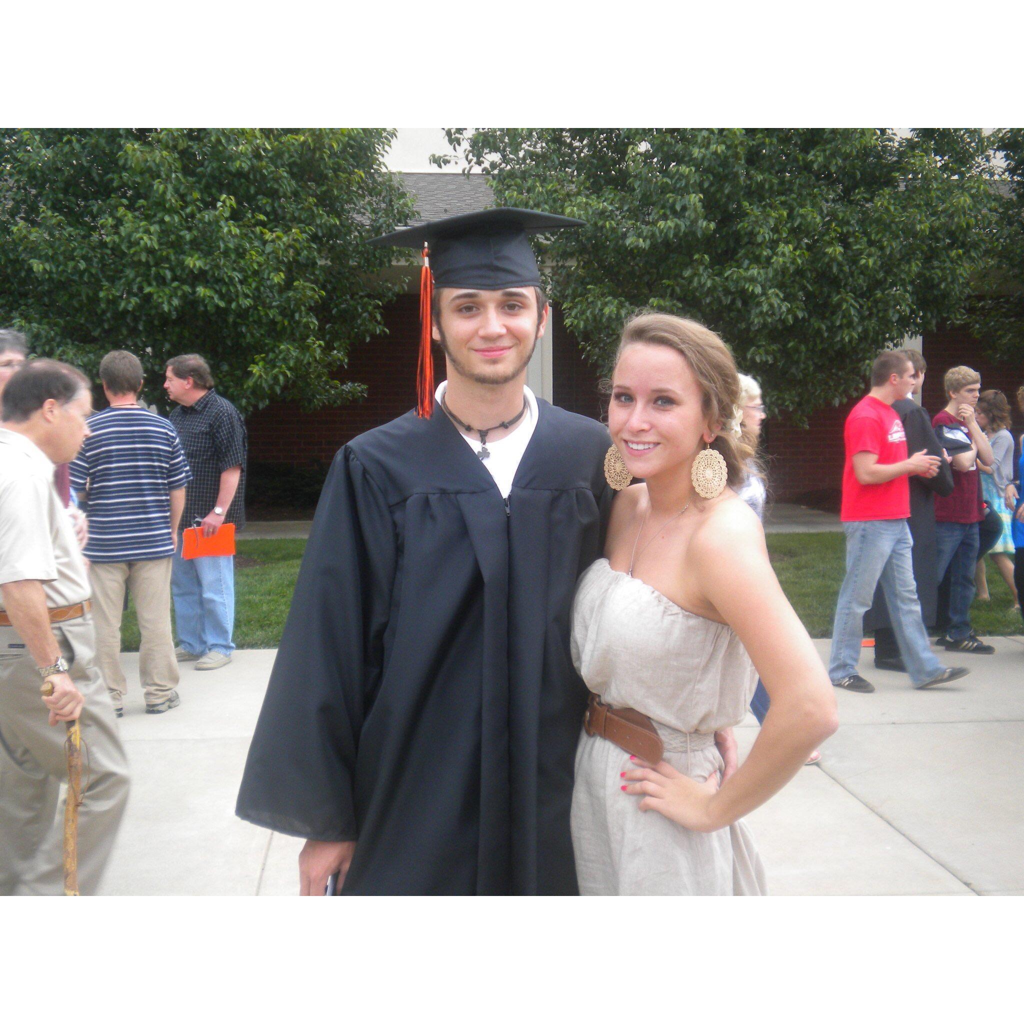 David’s highschool graduation circa 2011.