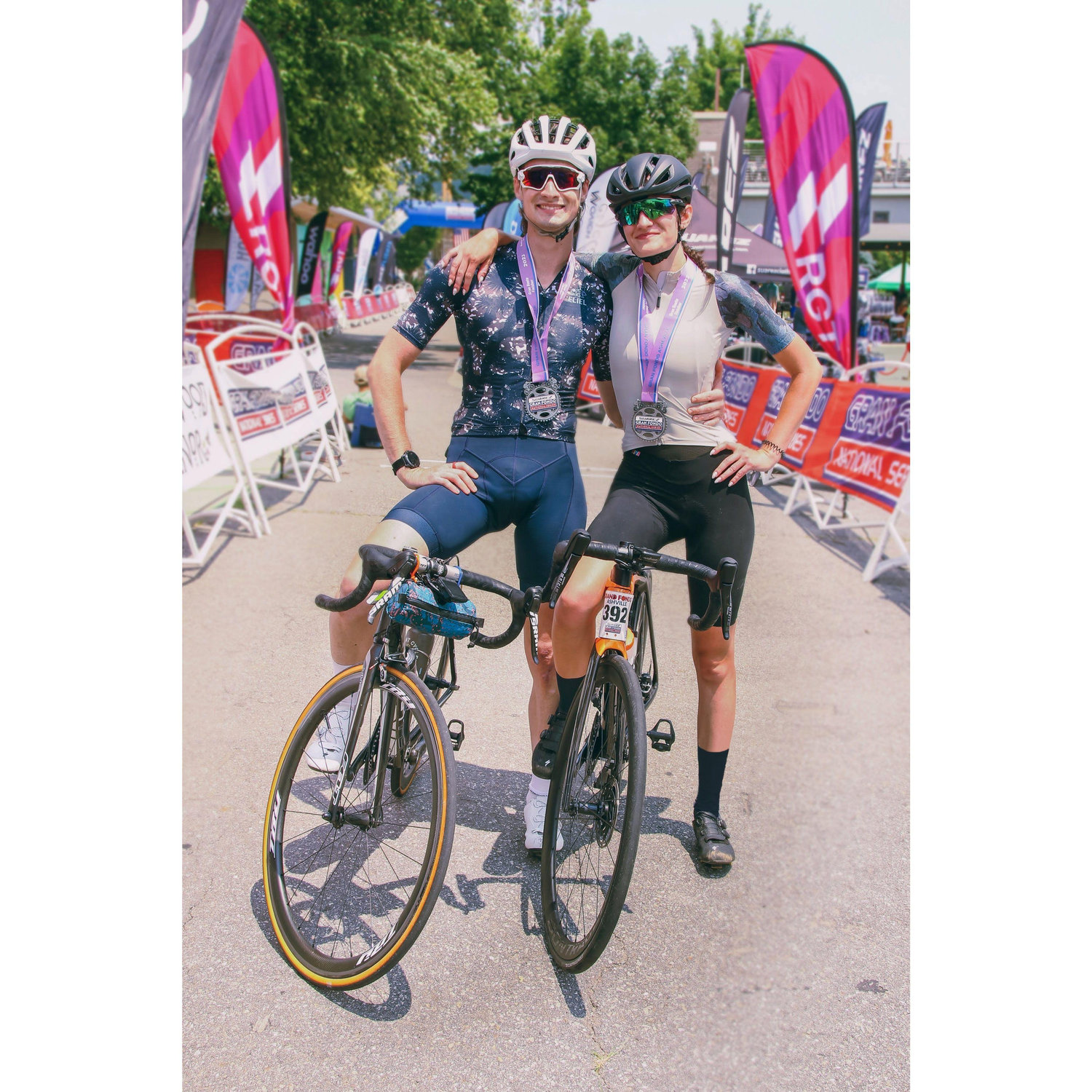 Doing AVL Gran Fondo - the day we finally got some guts and talked about what we'd both felt for years. 2023.