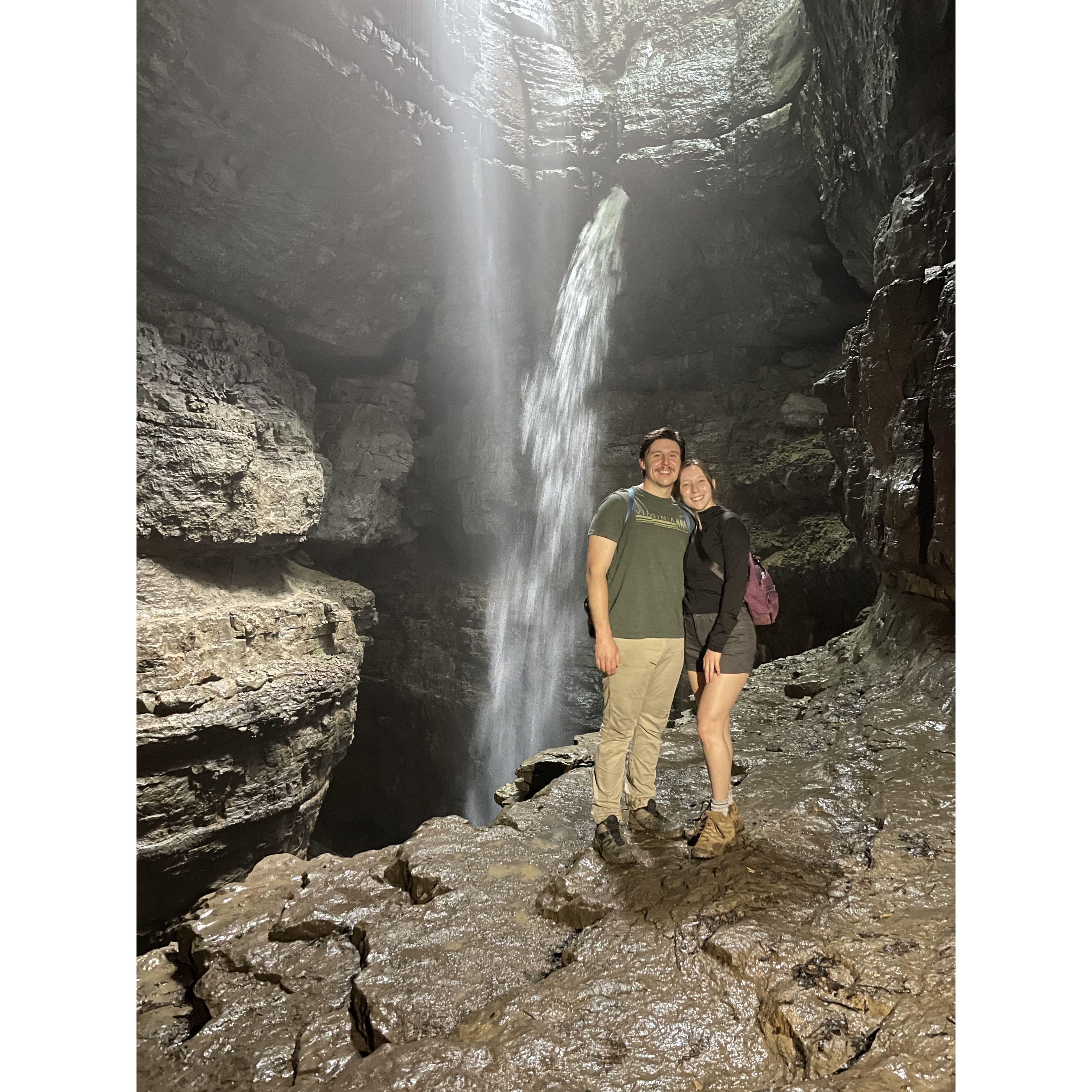 stephen's gap cave and waterfall