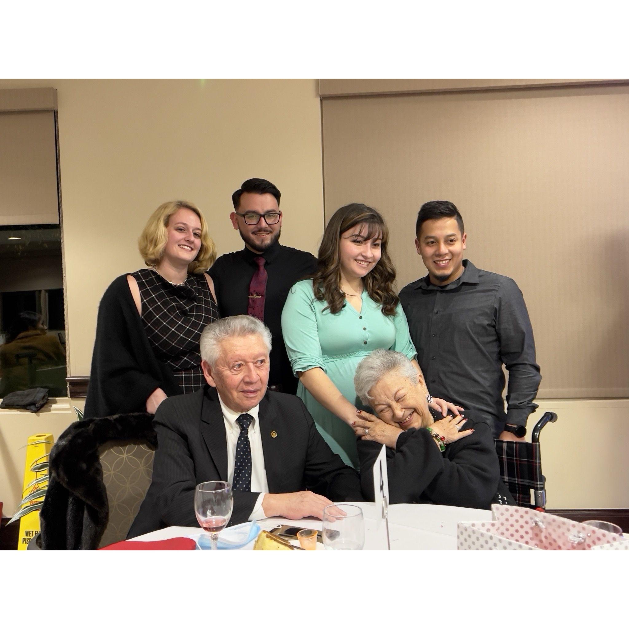 Christmas Party at Leisure World with my Grandma!