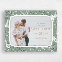 Green Wedding Save the Date - Brenton Photo