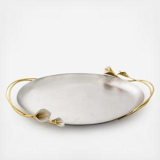 Calla Lily Oval Tray