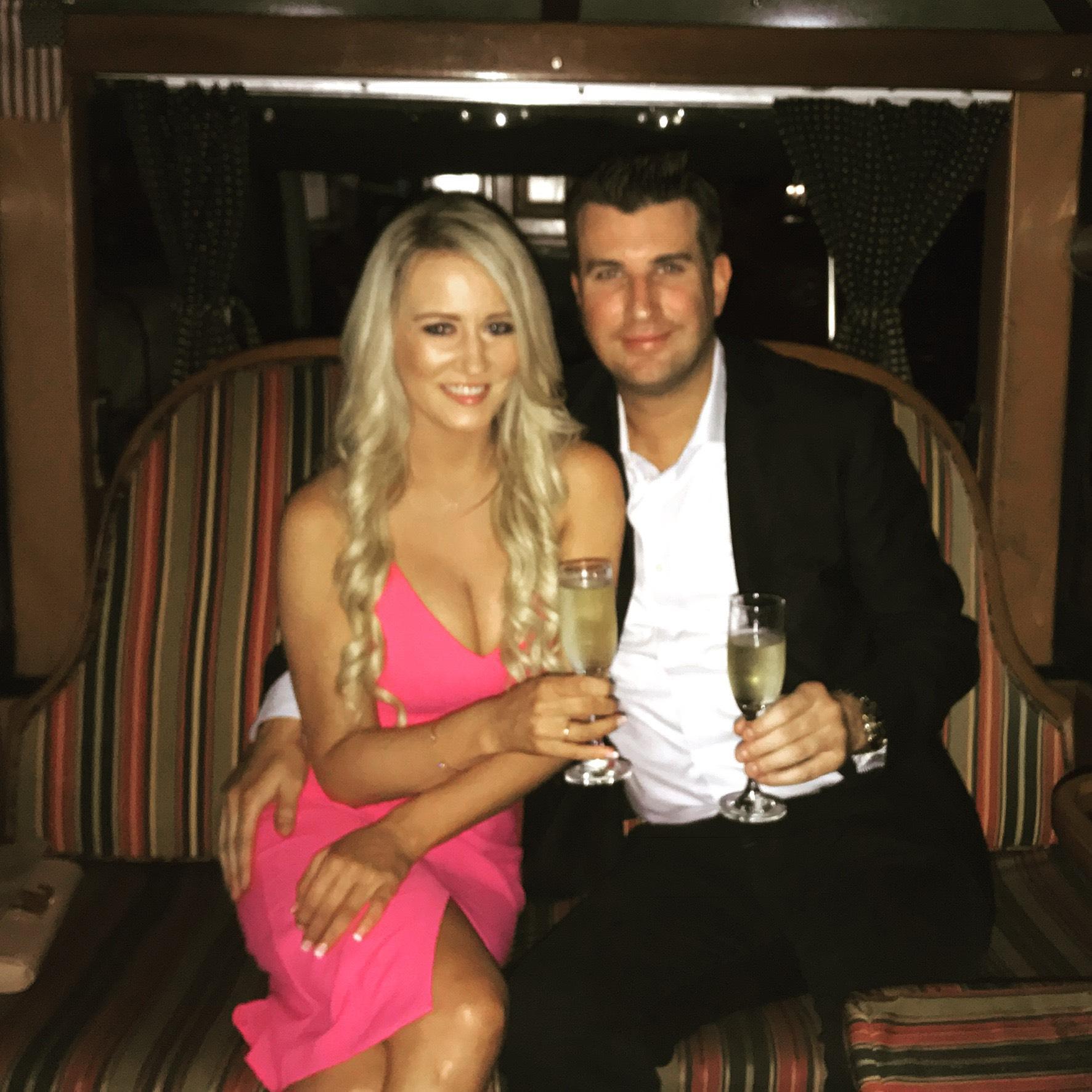 This was taken right before Blake proposed! He still looks pretty calm : )