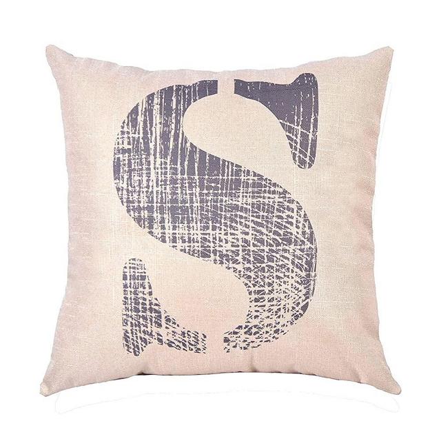 EvZ Homie Pillow Covers Letter Decorative Throw Pillow Case Home Decor Design Gift Square, 18 X 18 inch, Graffiti Paint, S