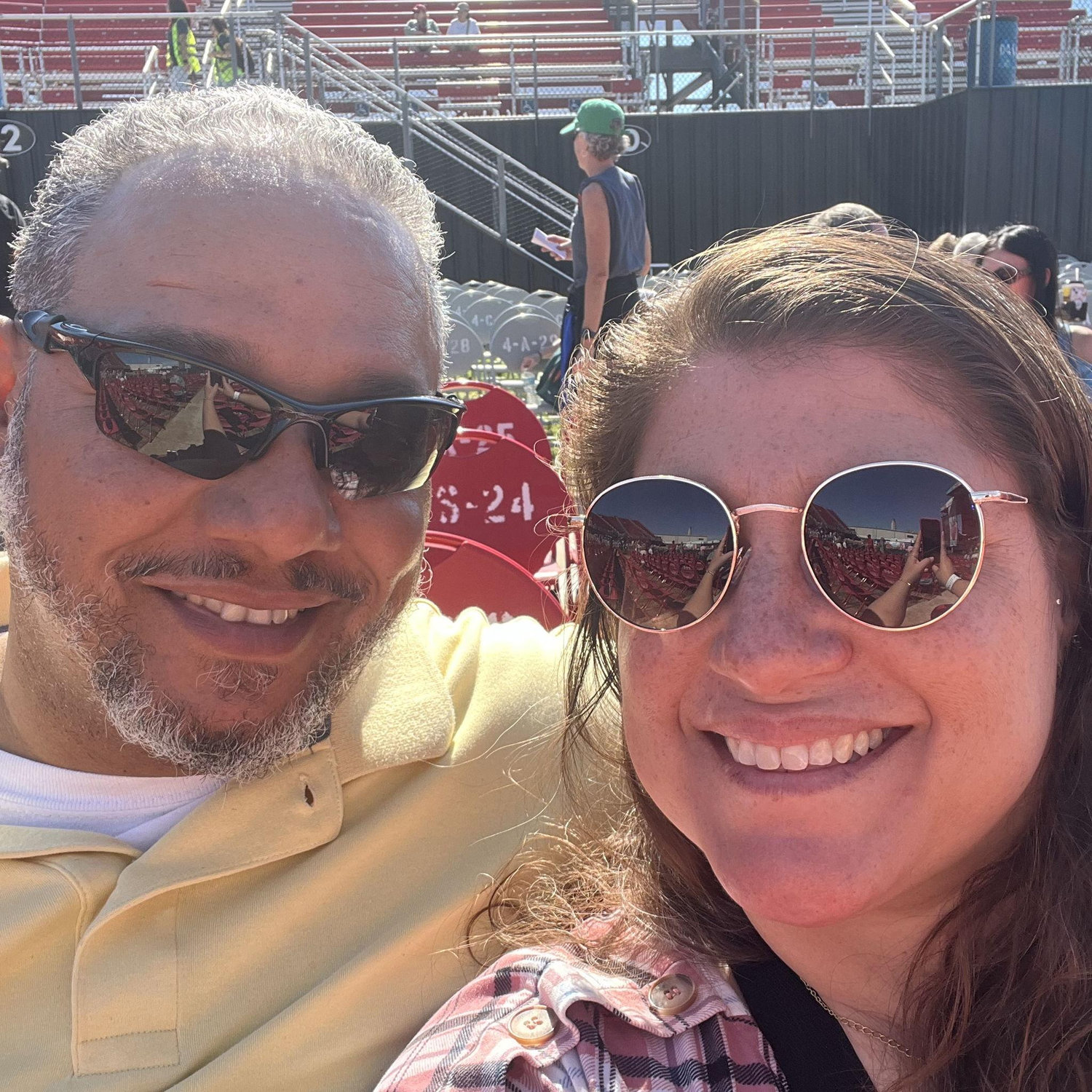 Enjoying The Beach Boys at the strawberry festival