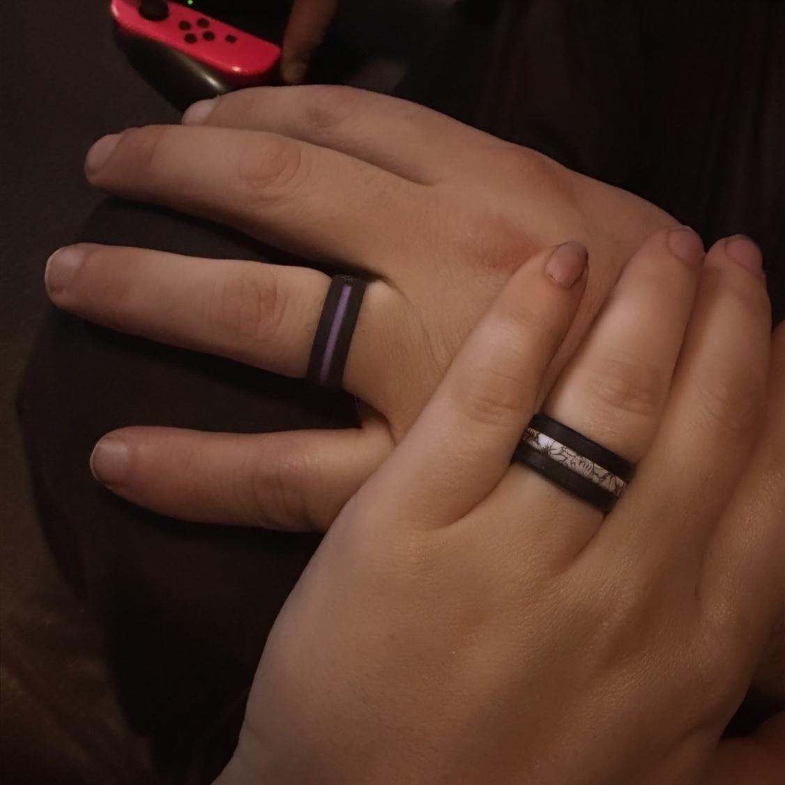 Engaged!!!! (Featuring our work rings)