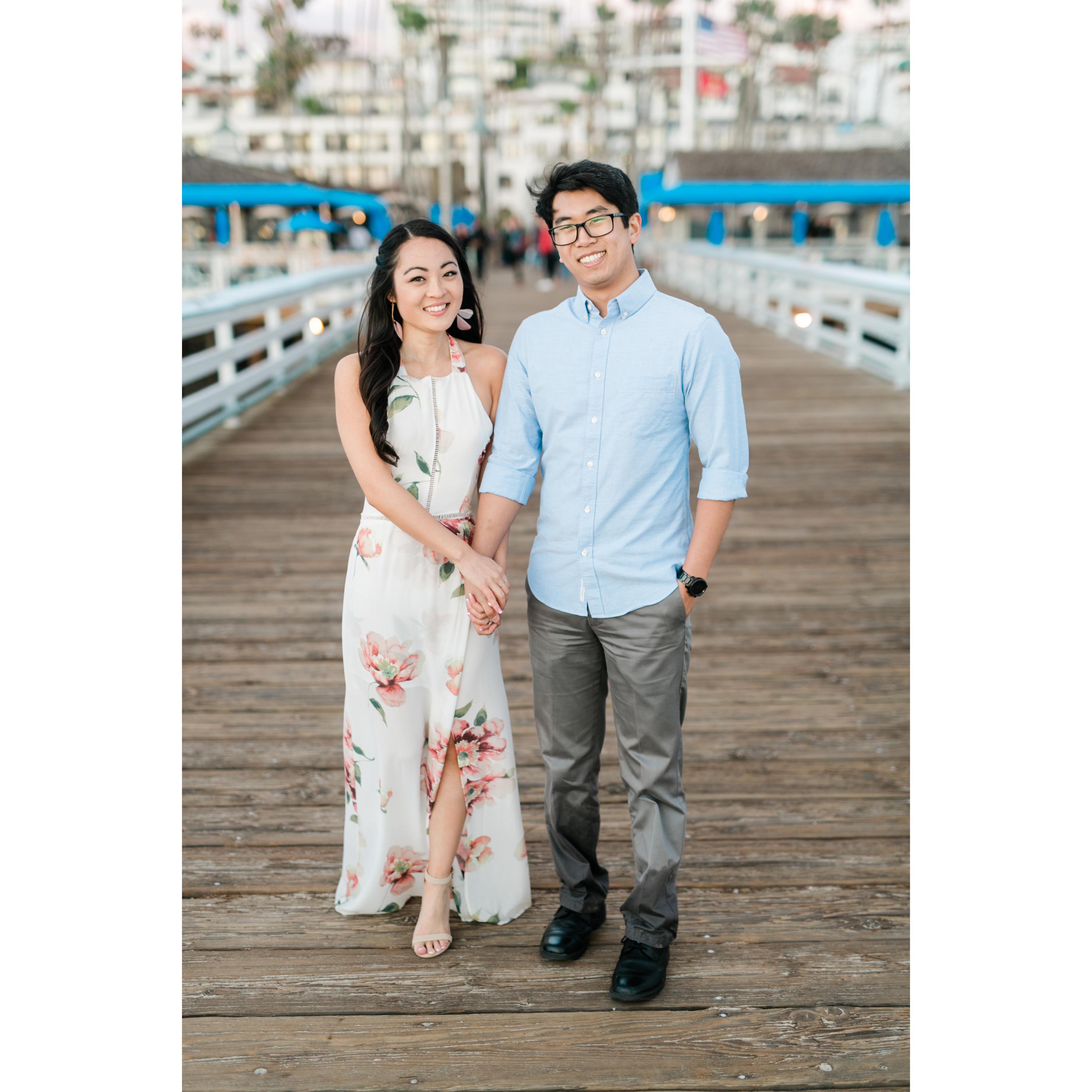 Pier into our engagement shoot!