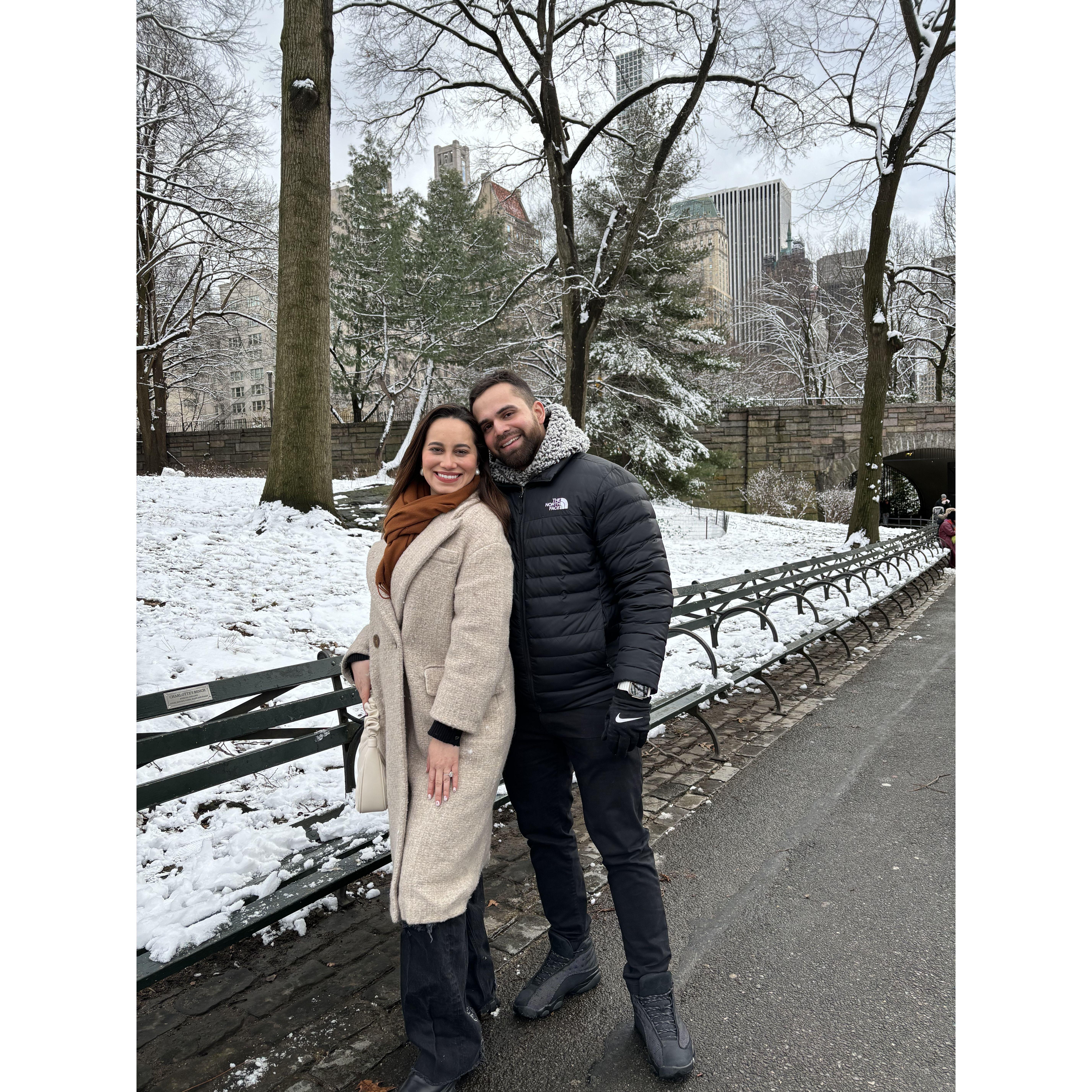 On one of our annual trips to NYC!