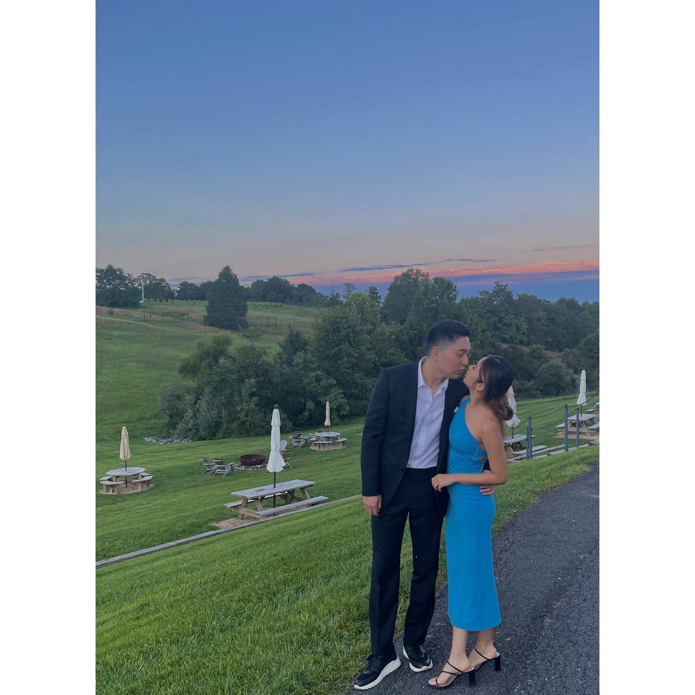 At Drew's friend John's wedding in Virginia