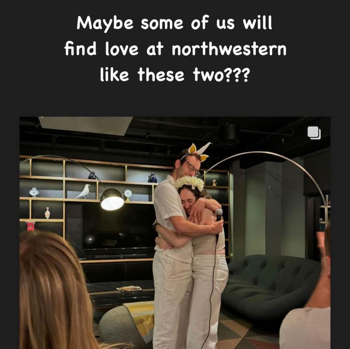 During Kellogg's pre-orientation trip, personal details aren't revealed until Day 4 during Big Reveal. This was the trip's reaction to finding out Kelsey & Ethan were dating!