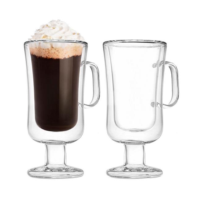 Godinger Double Walled Irish Coffee Mug, Set of 2