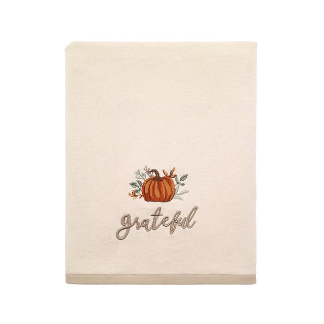 Avanti Grateful Patch Harvest Cotton Bath Towel, 50" x 27"