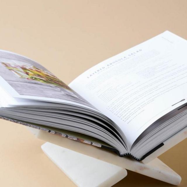 Marble Open Book Stand