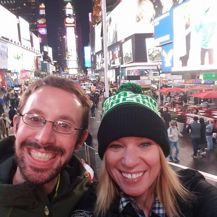 NYC after Brian ran the marathon