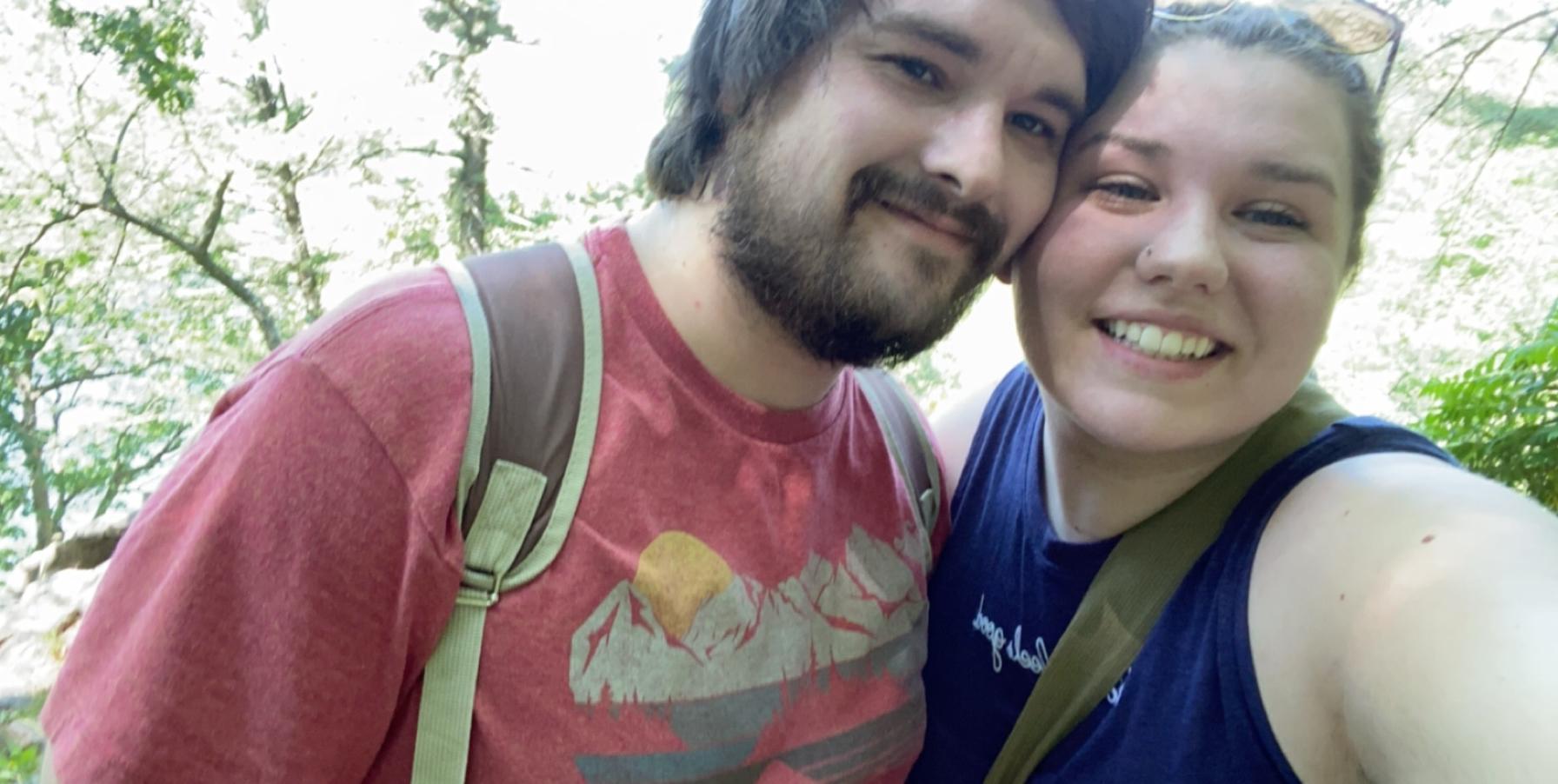 Jessica’s birthday in the 2020 pandemic! We took a hike around Devil’s Lake.