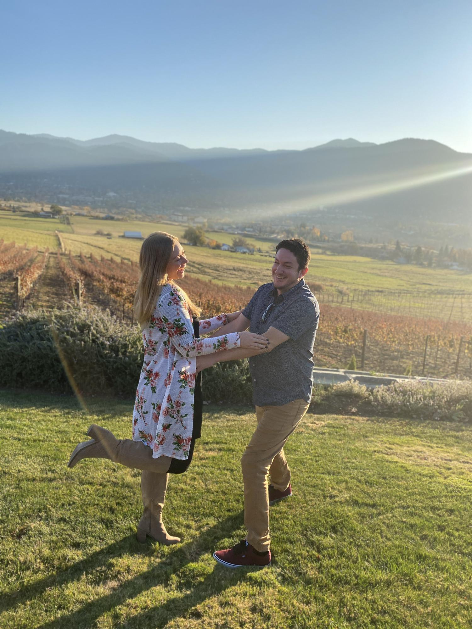 We were really enjoying the wineries in Ashland