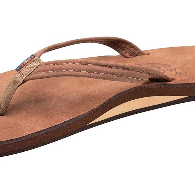 Rainbow Sandals Women's Single Layer Leather Sandal Narrow Strap