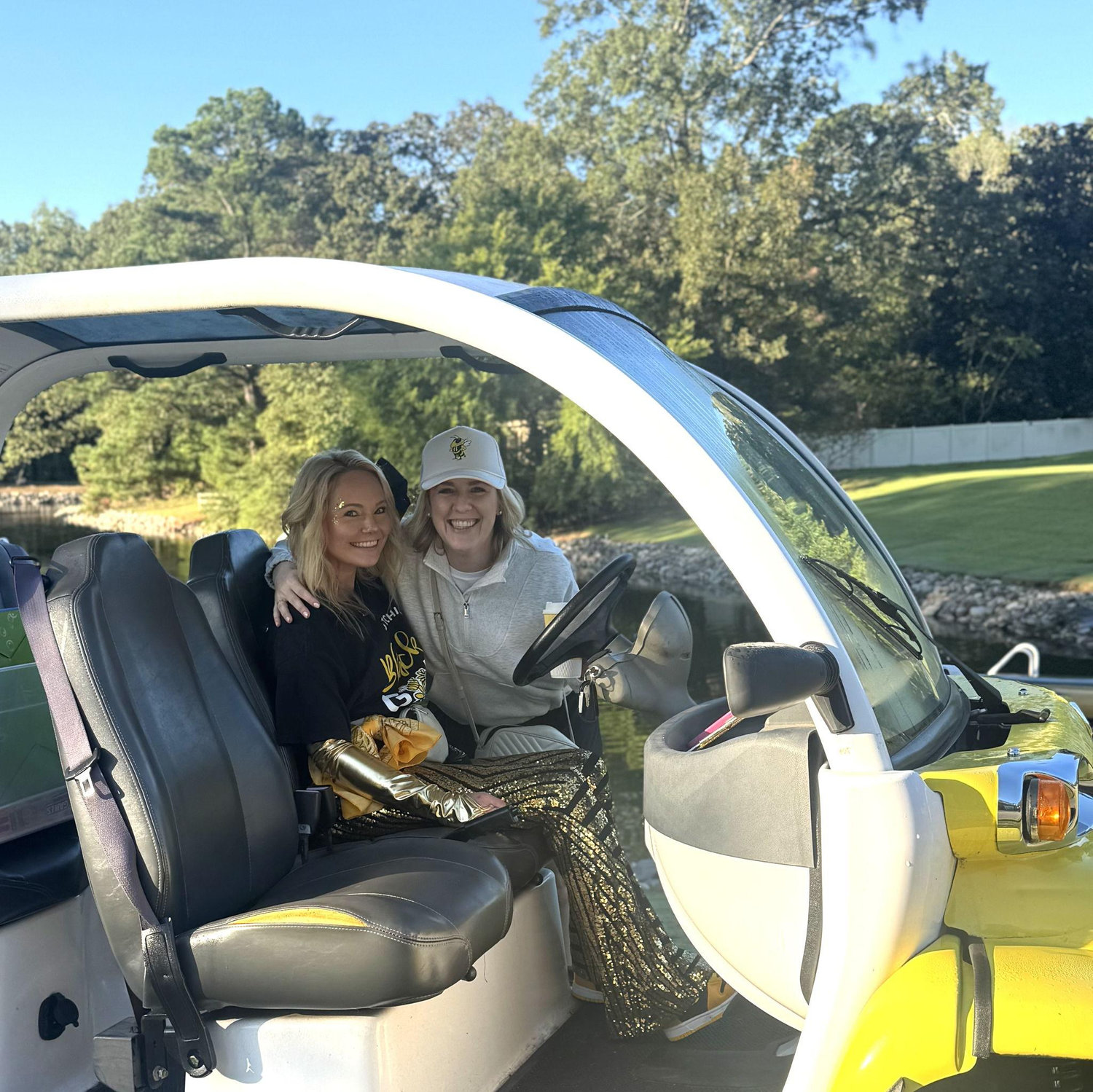 September 2025: Joy Morrow (Reeves & Mayfield's mom and Hutch alumna) found Mackenzie on Black & Gold Day, which Mackenzie is in charge of for the whole school!
