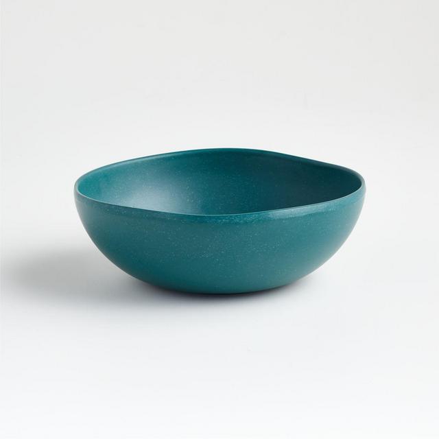 Audley Teal Bamboo and Melamine Bowl
