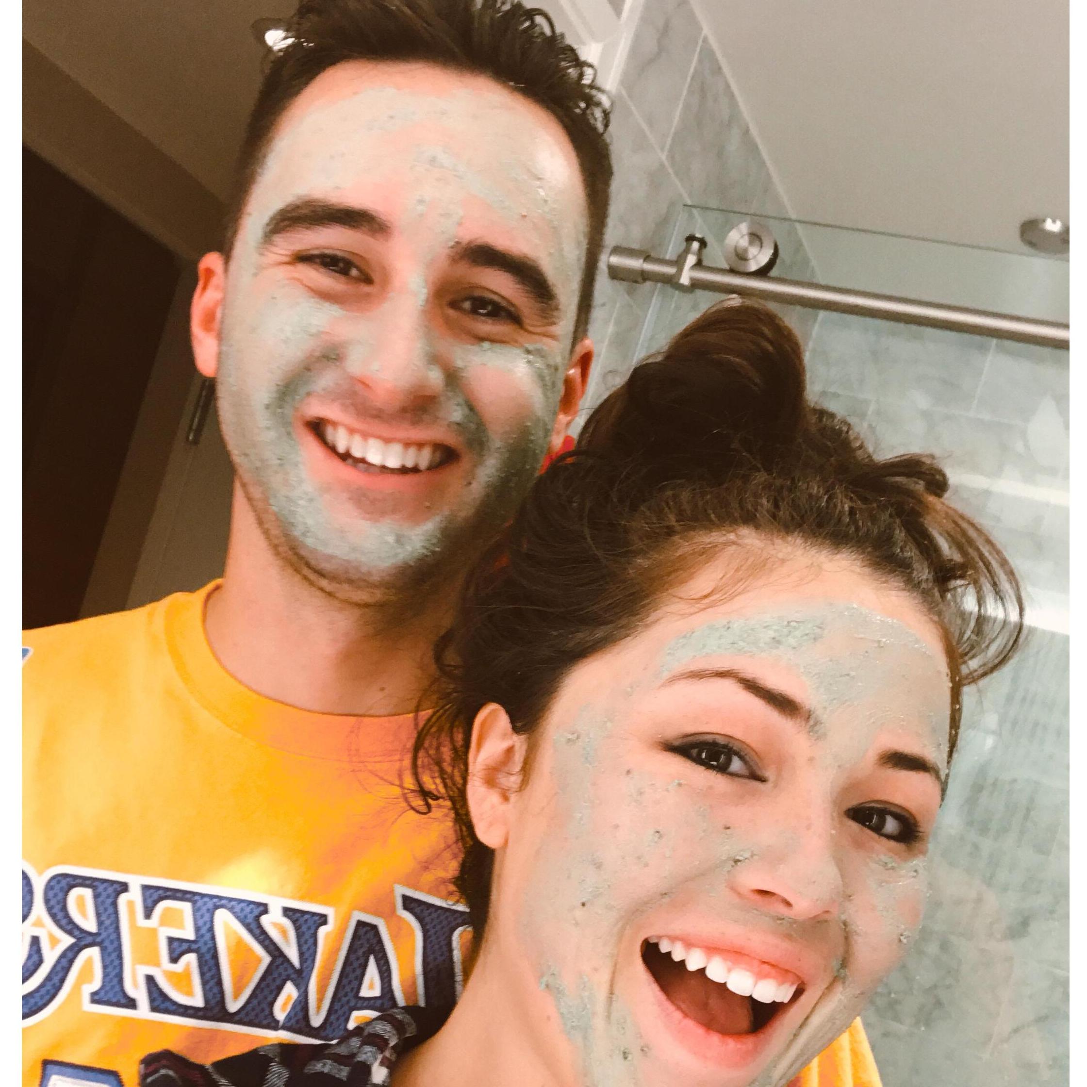 Always finding time to be goofballs together hehe