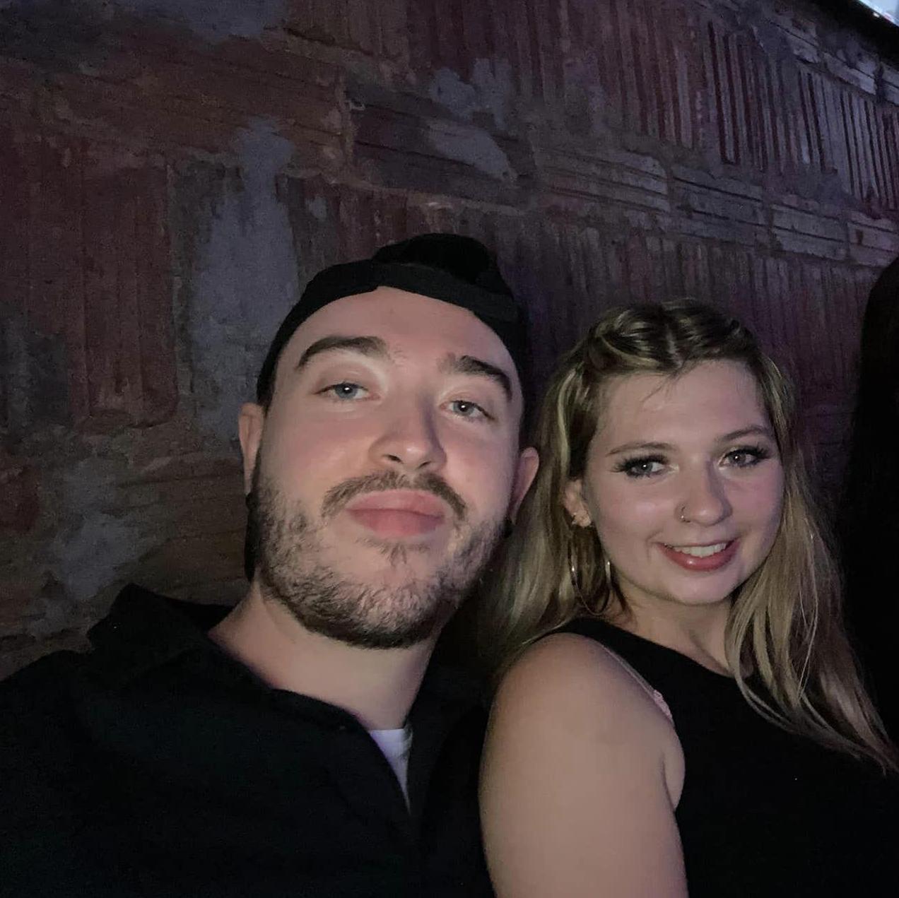 A night on the town after the bride graduated with her bachelors degree!