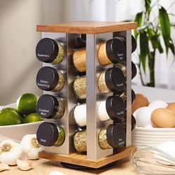 Kamenstein Kamenstein Bamboo Inspirations Spice Rack with Leaf