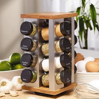 Warner Revolving 16-Jar Spice Rack