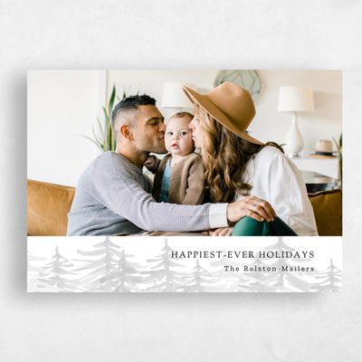 White Holiday Card - Camden