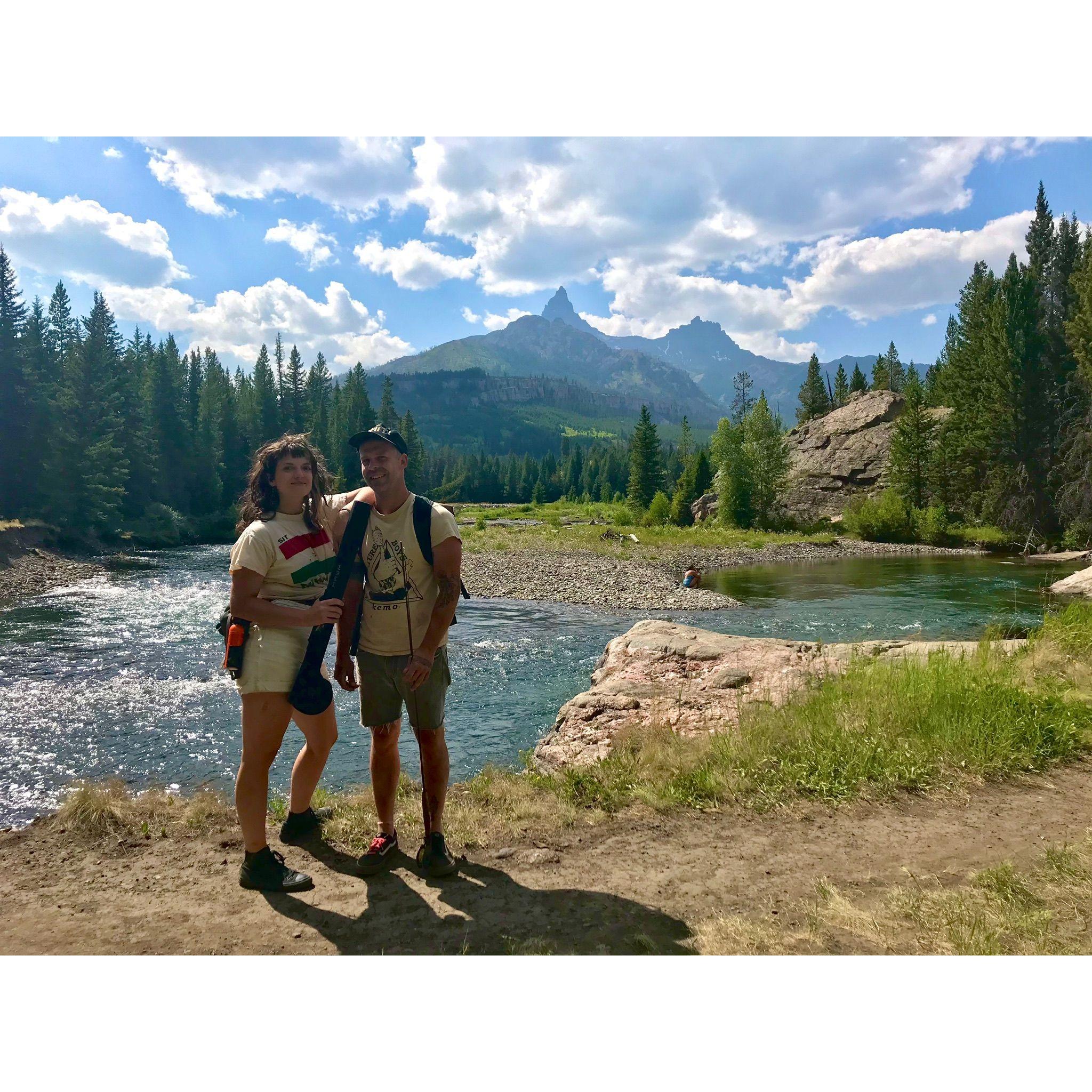 Fishing boner along the Clark's Fork of the Yellowstone River. Cooke City, Montana. 2020