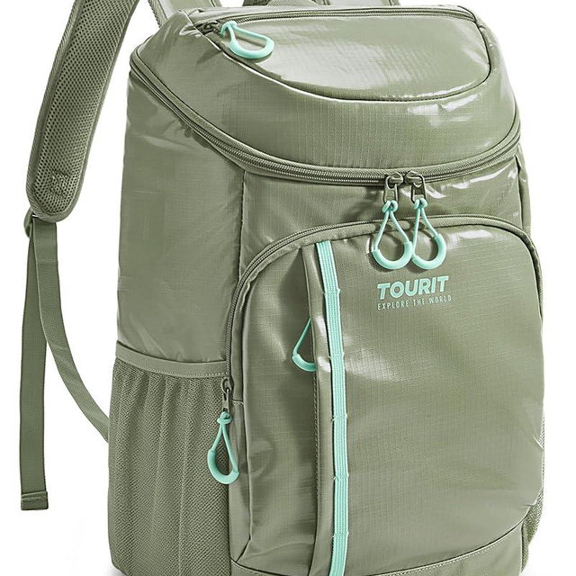 TOURIT Cooler Backpack 30 Cans Lightweight Insulated Backpack Cooler Leak-Proof for Men and Women