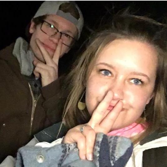 The night of our first kiss. Drove all the way to Grand Haven in the freezing cold- snow and all <3