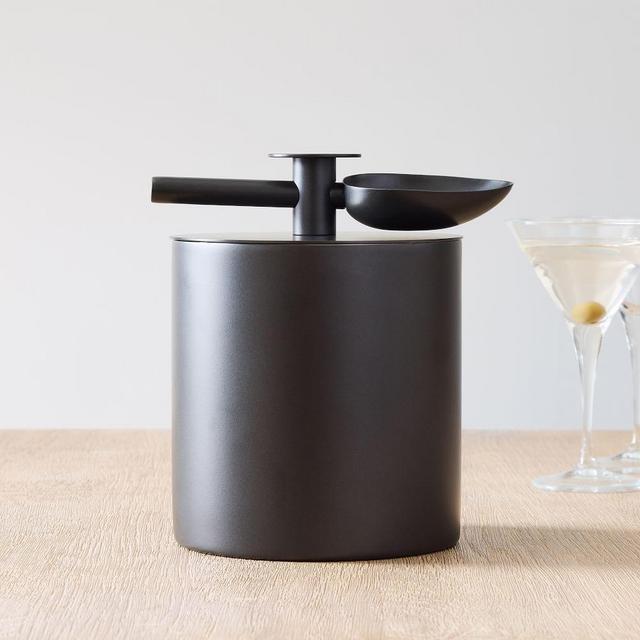 Streamline Metal Bar Collection Ice Bucket with Scoop Metal Dark Bronze Each
