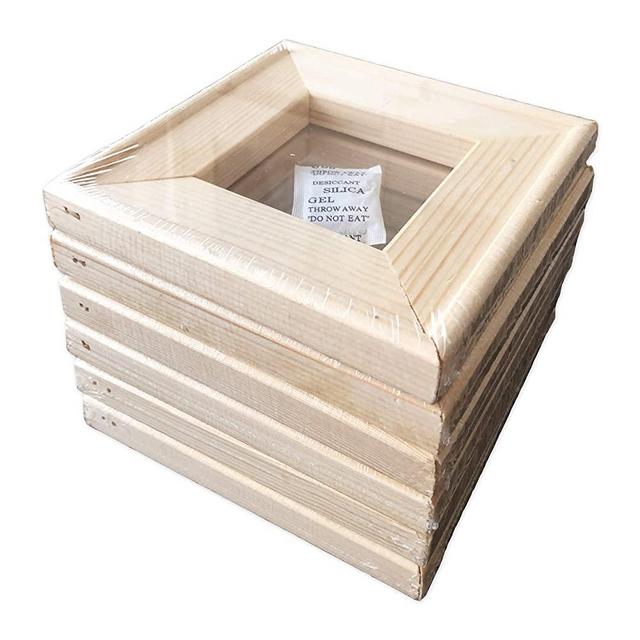LWR CRAFTS Stretched Canvas 6" X 6" Pack of 6 (Frame)