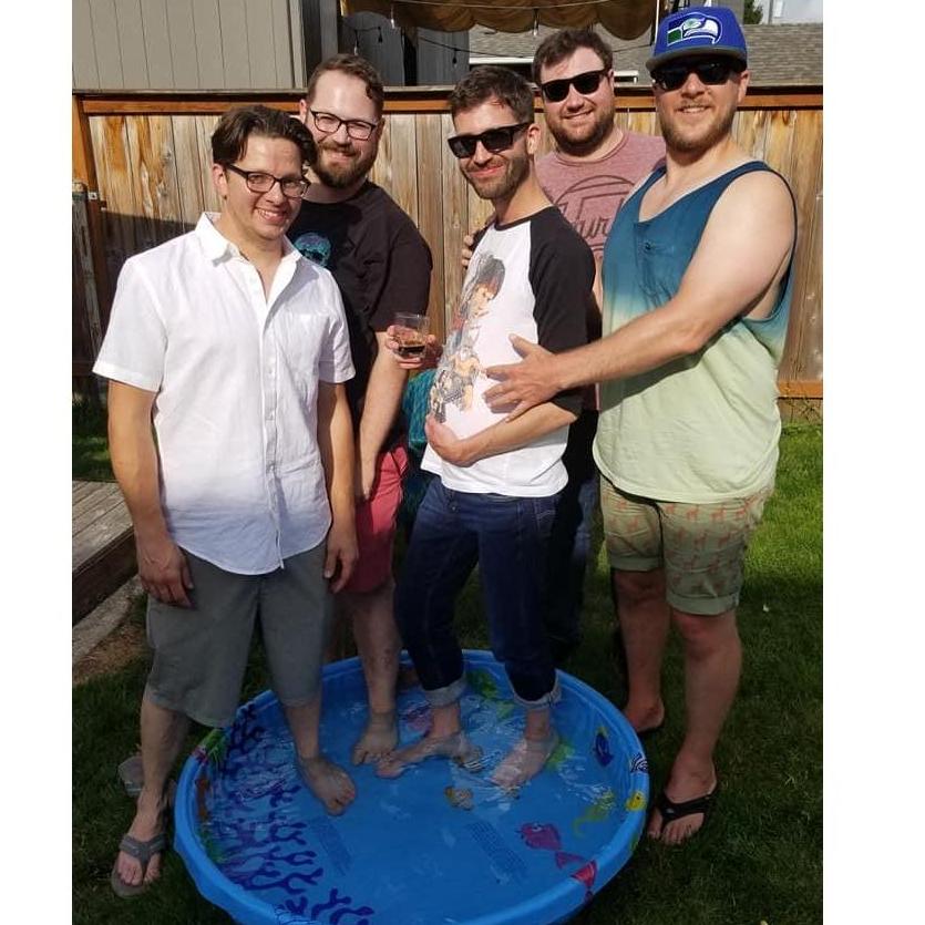 Boys only pool party (with Cody, Josh, Caleb, and Ryan)