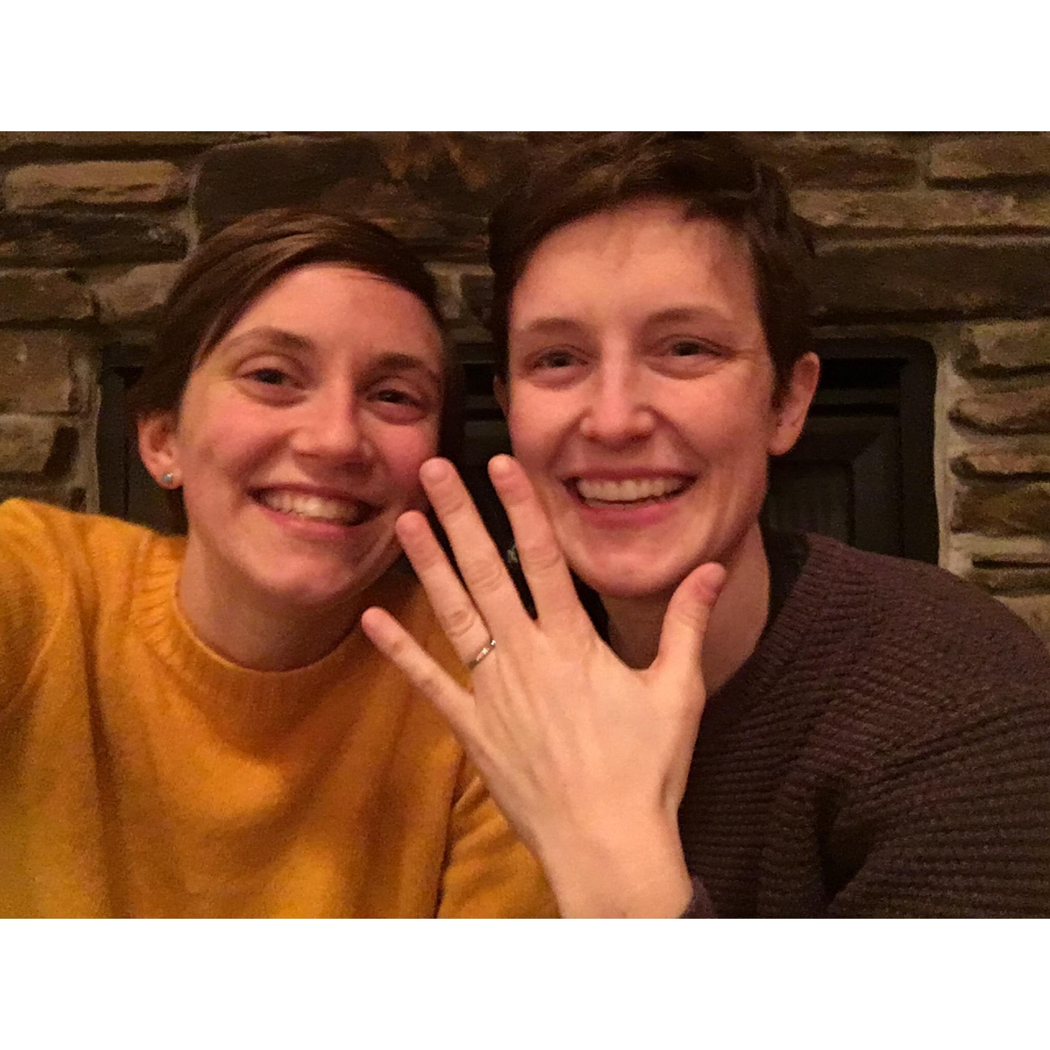 She said yes!