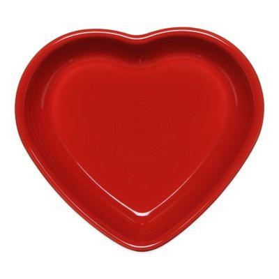 Fiesta® Medium Heart Bowl in Scarlet