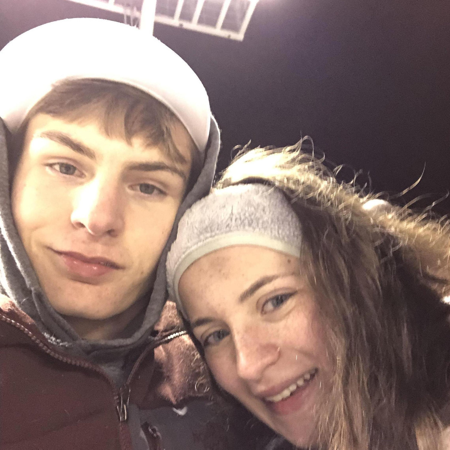 First Virginia Tech football game (obviously not yet use to Blacksburg winter)! (2018)