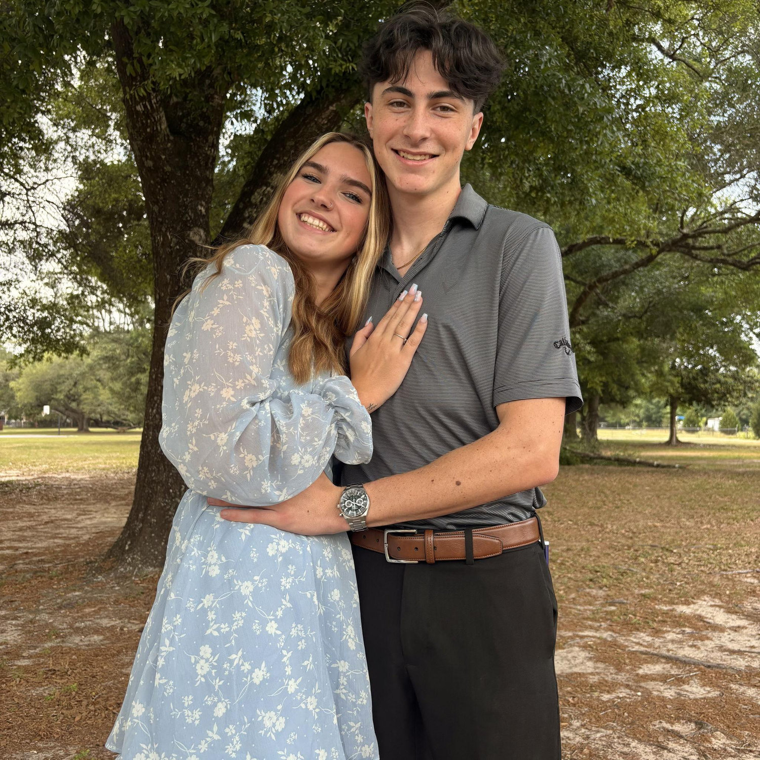 First time Ryan and Emma went to Church together!