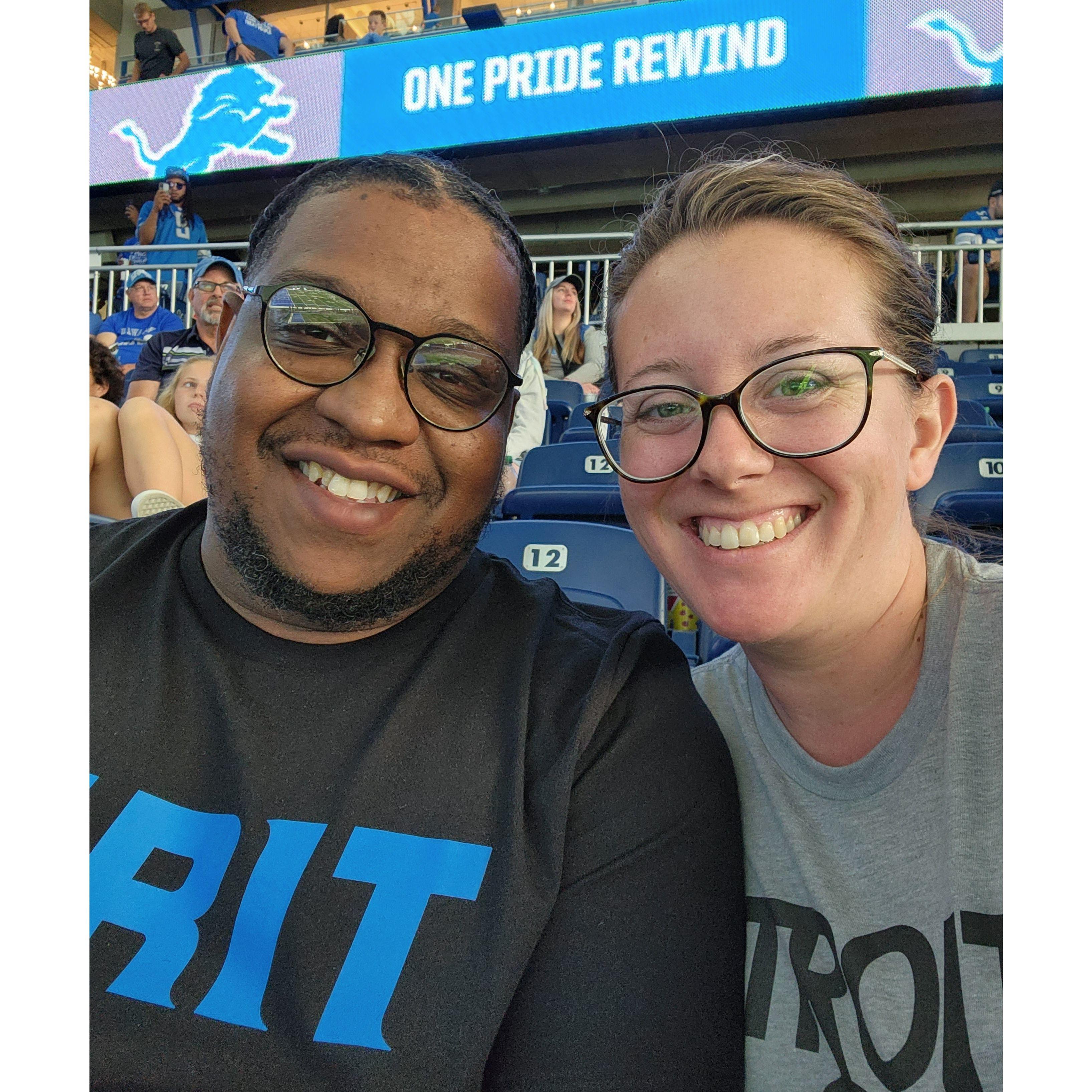 We were Lions fans before it was cool but even more so now!  #ONEPRIDE #GOLIONS